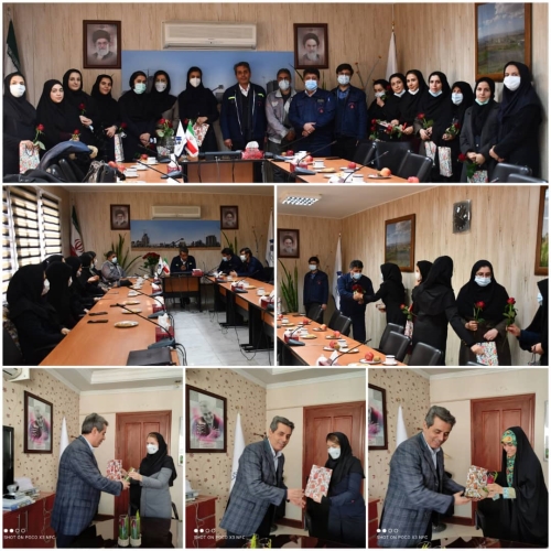 تجلیل مدیرعامل سیمان کردستان از بانوان شاغل در شرکت به مناسبت روز زن